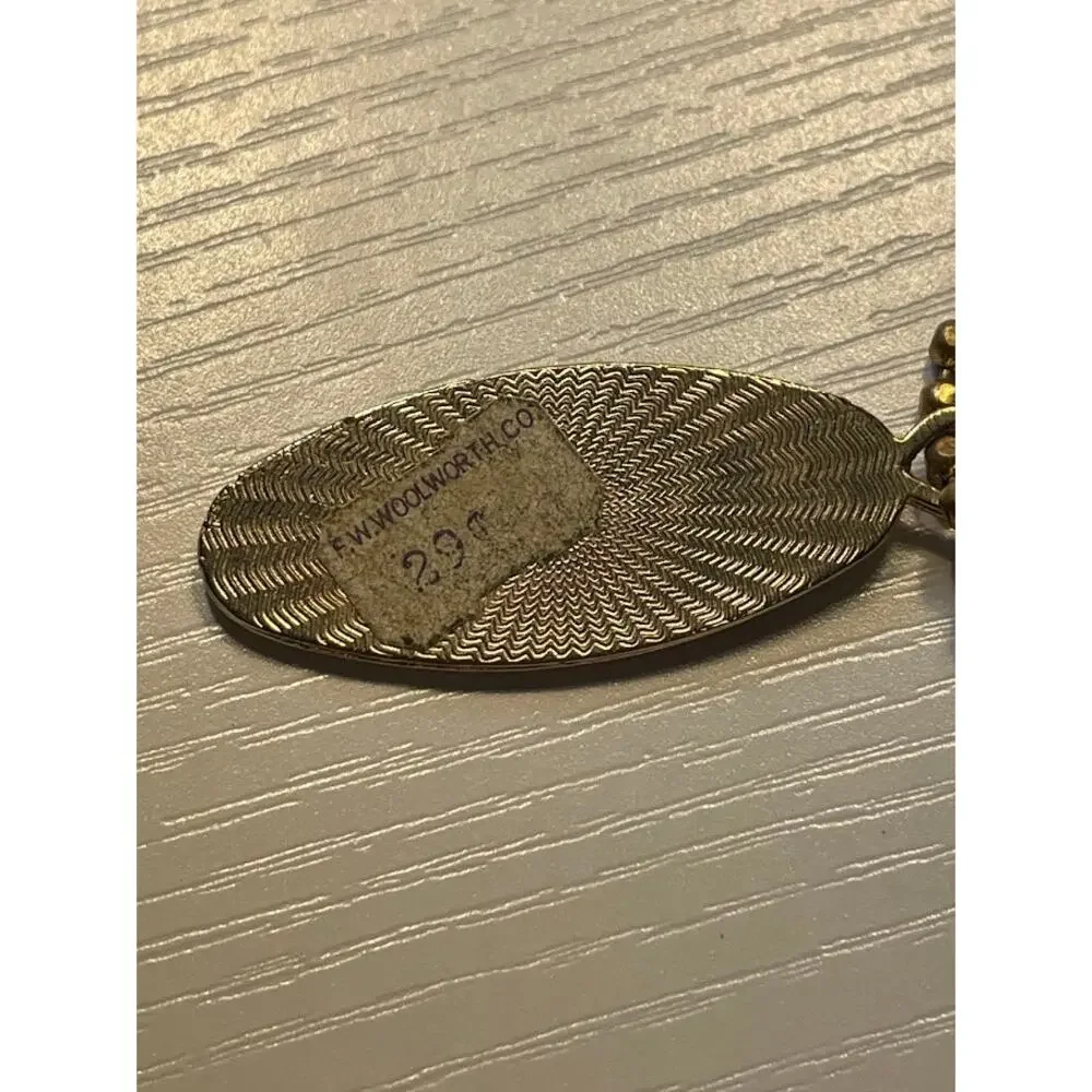 Vintage Brass Name Keychain 